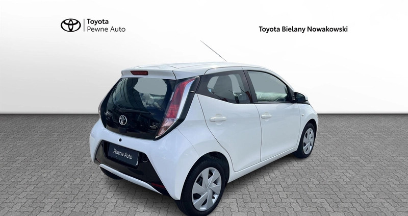 Toyota Aygo cena 42500 przebieg: 60545, rok produkcji 2017 z Miłomłyn małe 301